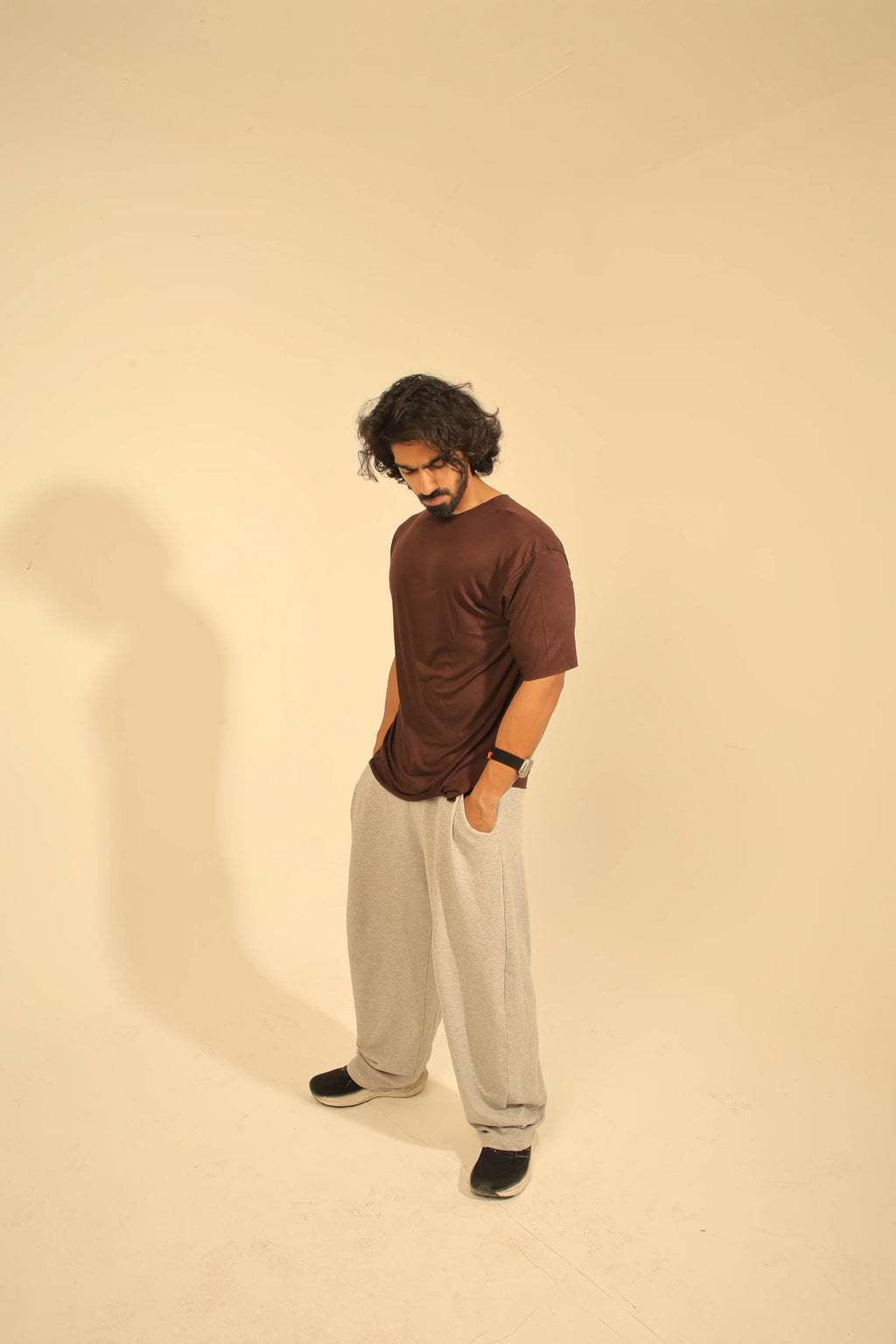 Baggy Core-Tshirt - Burgundy