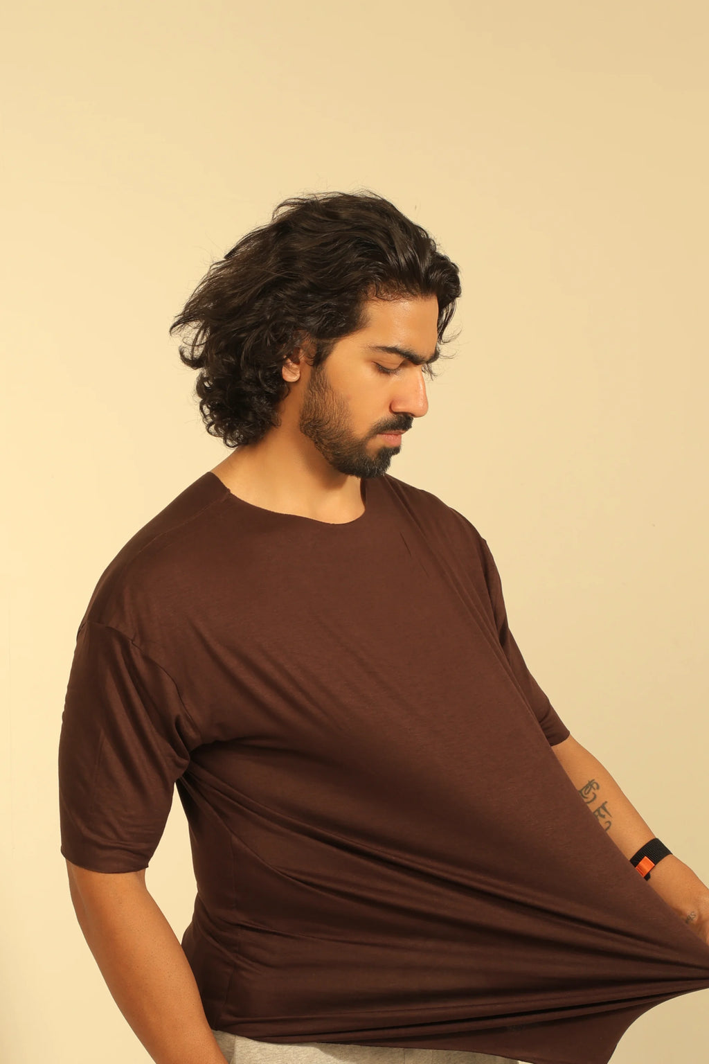 Baggy Core-Tshirt - Burgundy