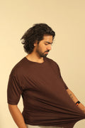 Baggy Core-Tshirt - Burgundy