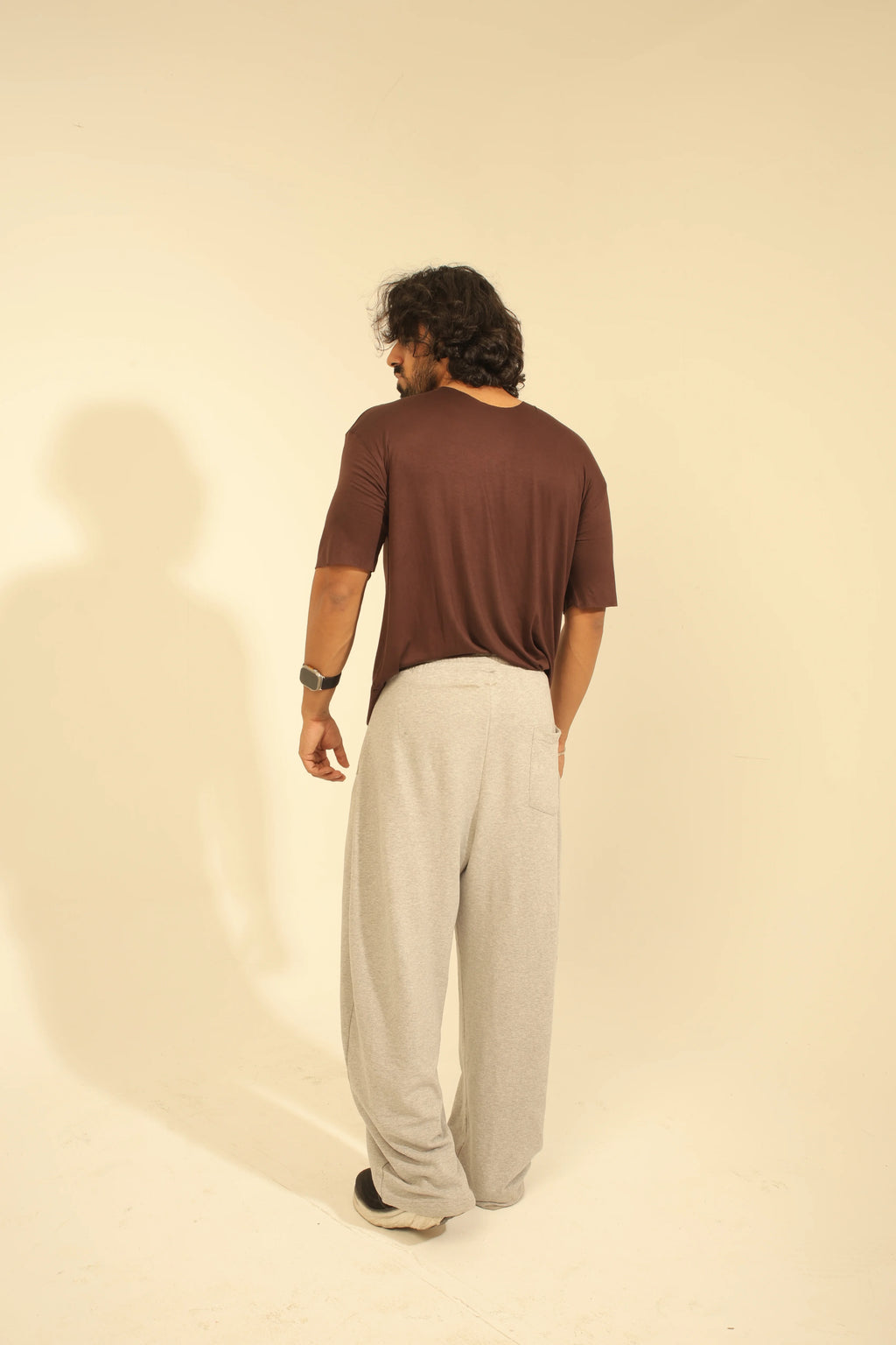 Pleated Baggy Joggers