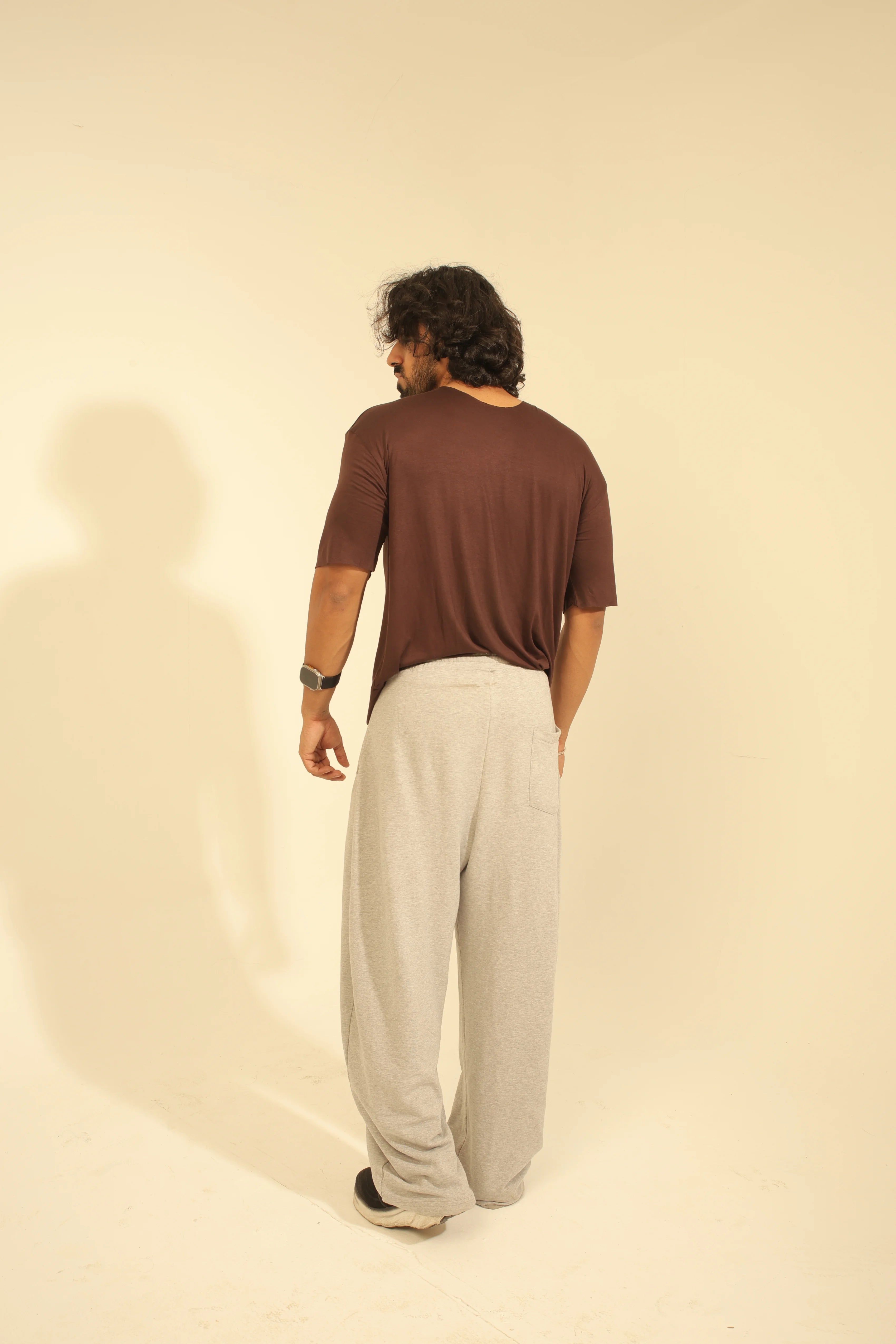 Pleated Baggy Joggers
