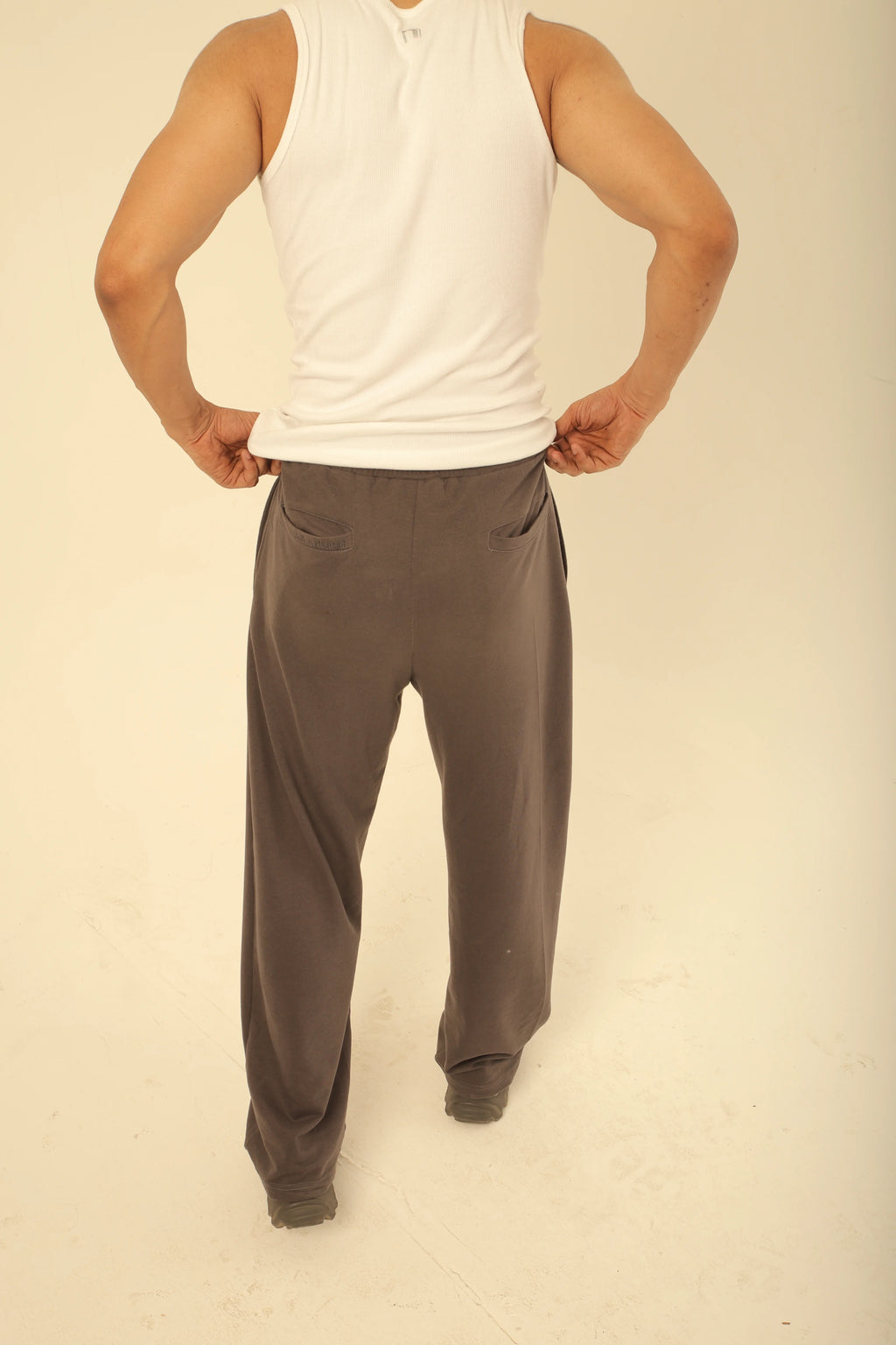 Pintex Straight-Leg Joggers