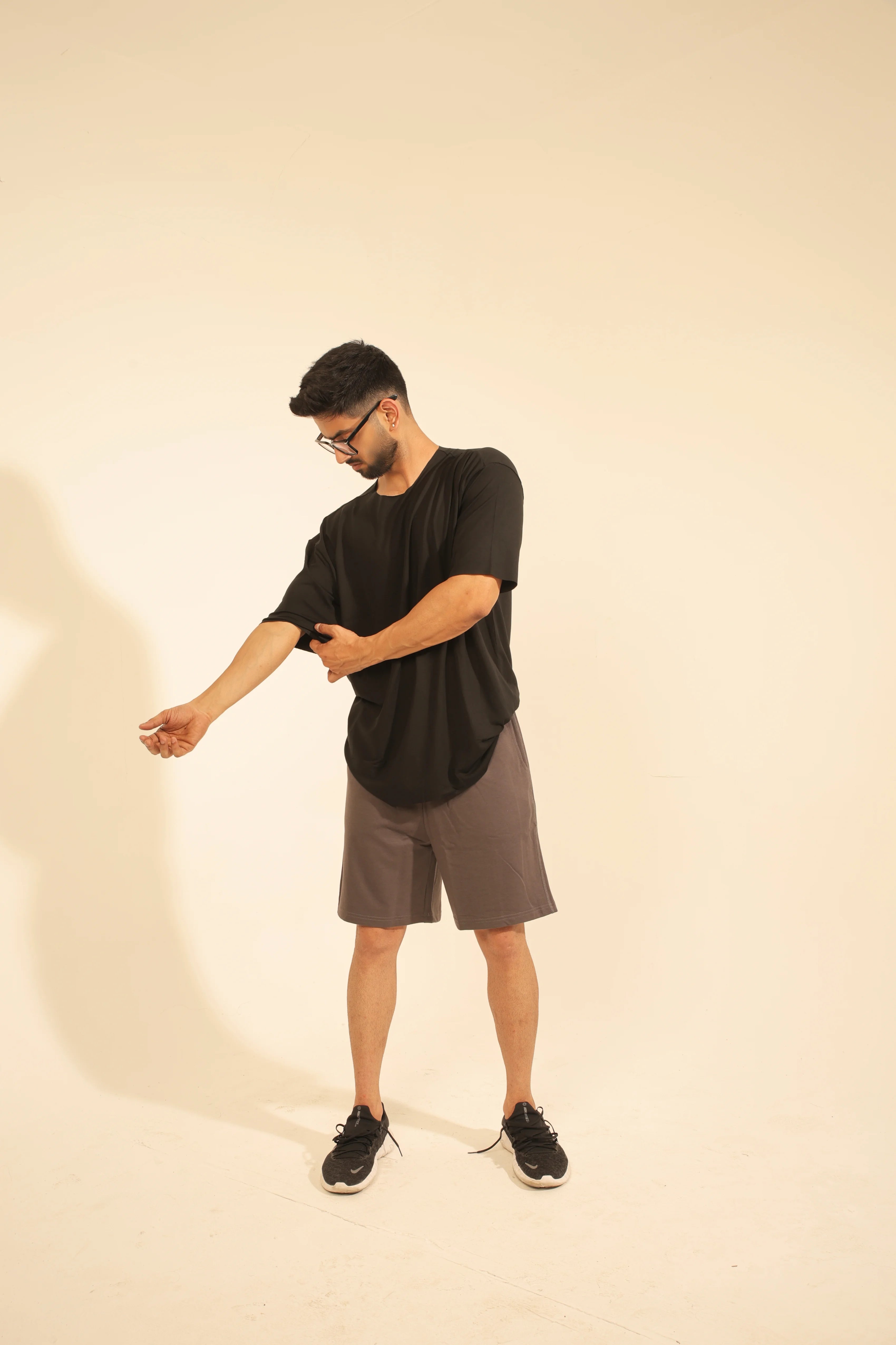 Baggy Core-Tshirt - Black