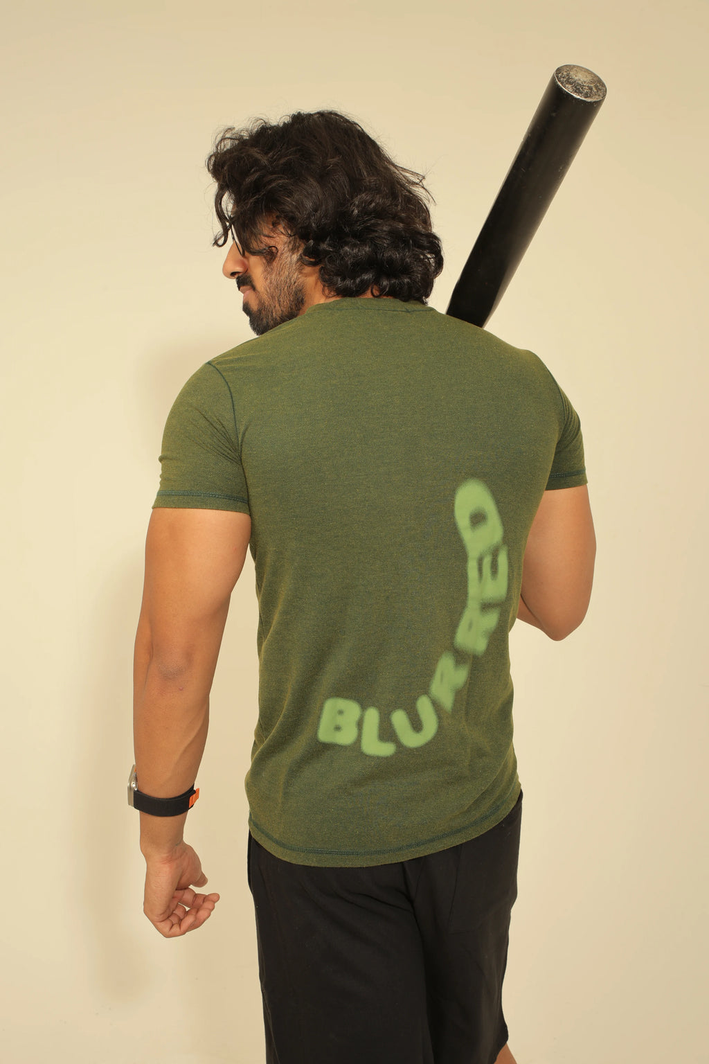Blurred T-shirt - Washed Green