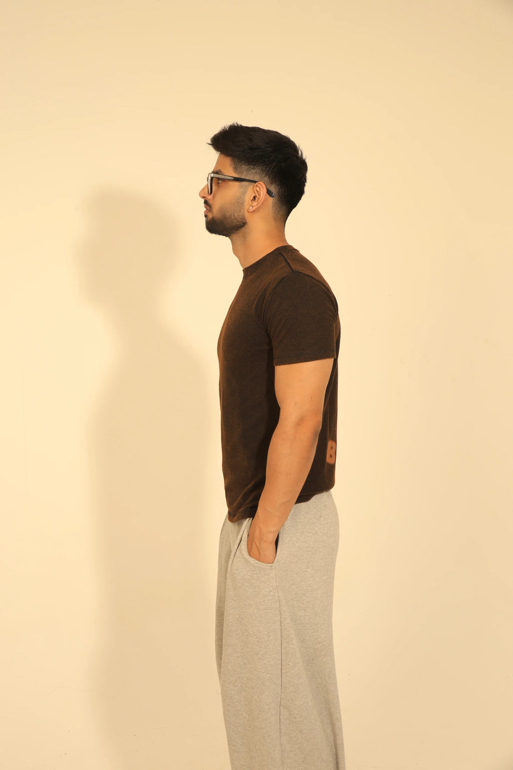 Blurred T-shirt - Rustic Black