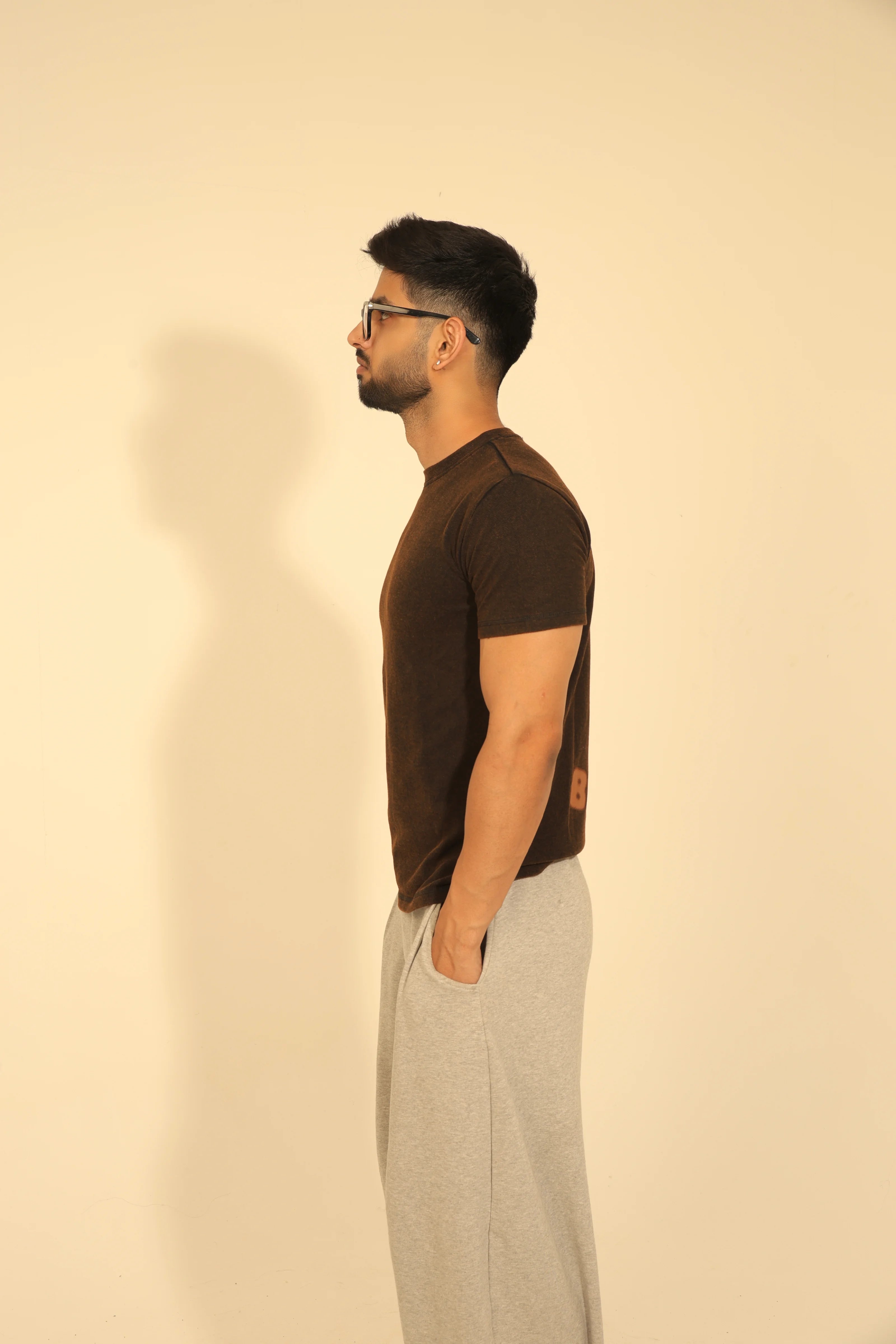 Blurred T-shirt - Rustic Black