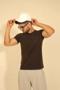Blurred T-shirt - Rustic Black
