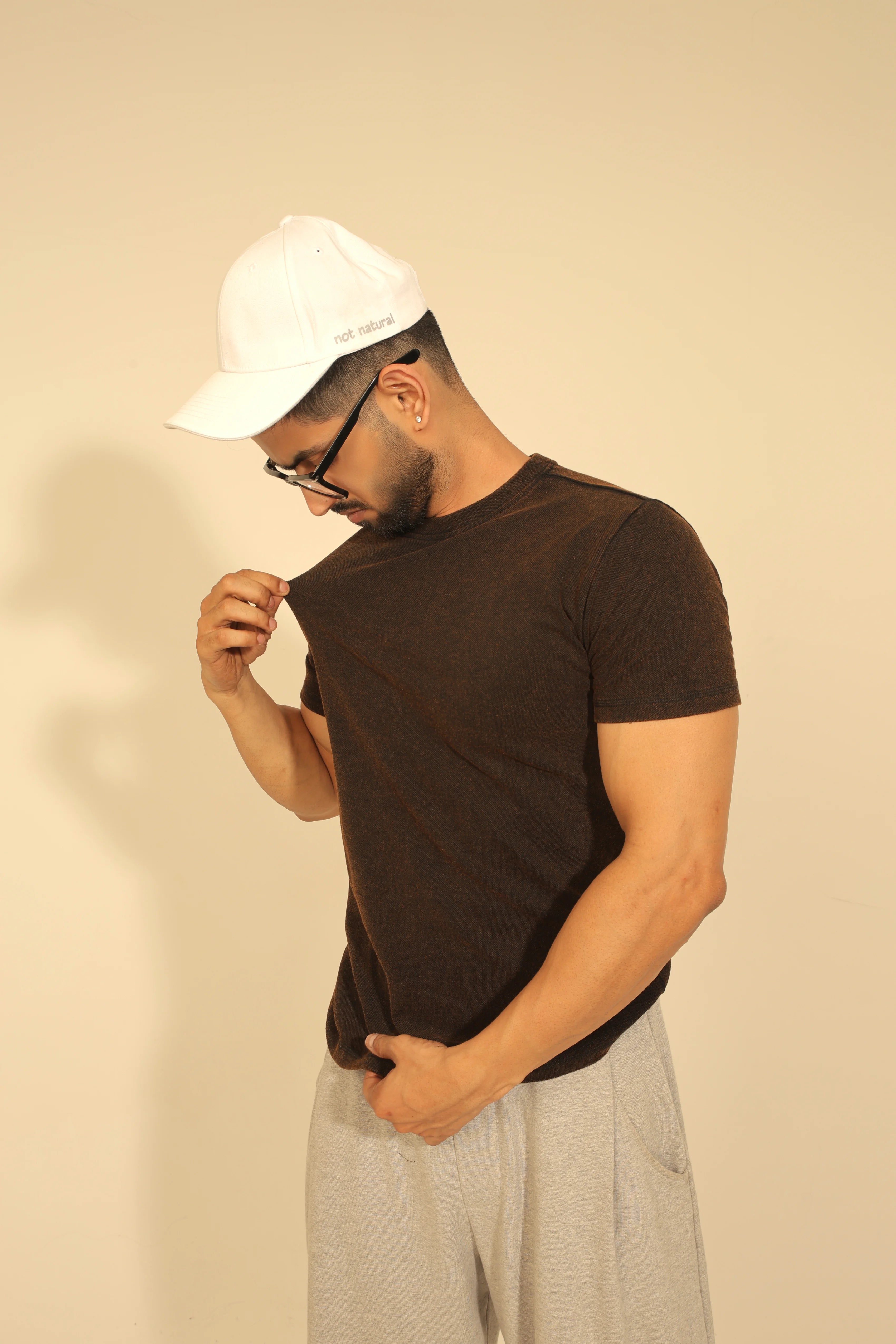 Blurred T-shirt - Rustic Black