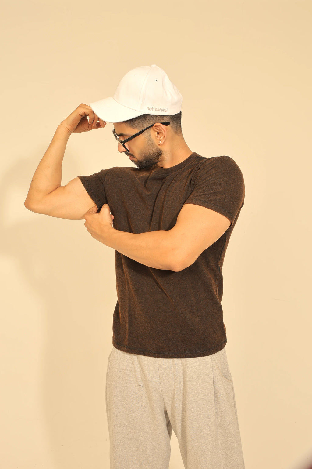 Blurred T-shirt - Rustic Black