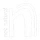 Logo with text 'not natural' on a white background